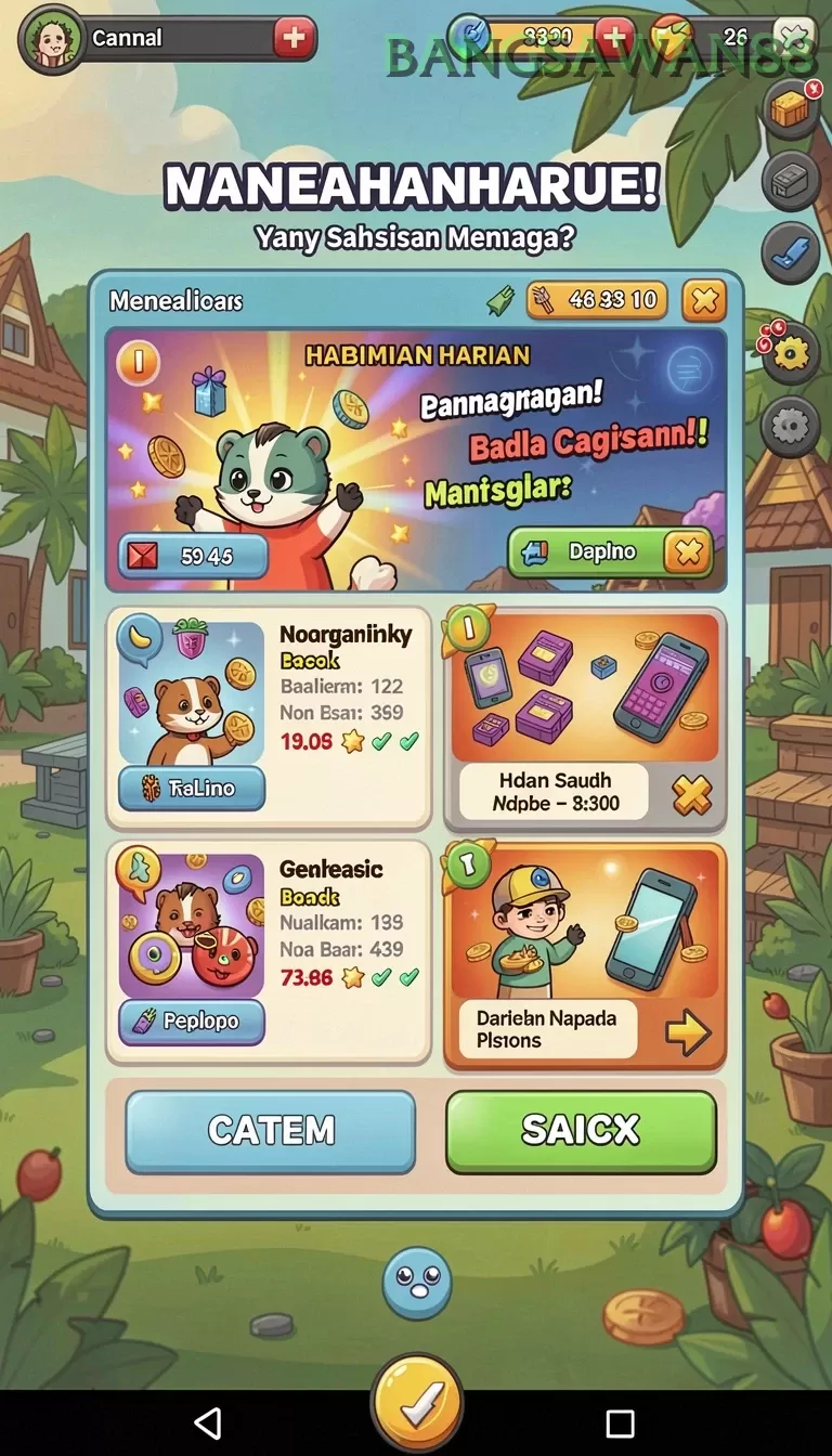 Cuplikan layar 99SL — halaman utama